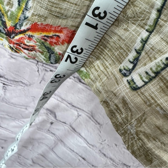 red head brand co. Casual Button Down Shirt Tropical palm tree Print sz 3XL - Picture 4 of 7